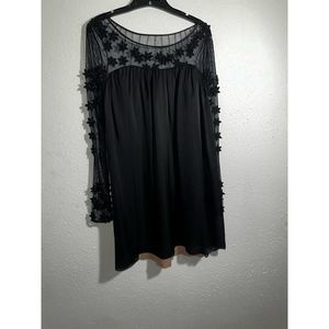 Temperley London Embellished silk dress Black Size 4